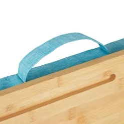 Support Pour Ordinateur Portable En Bleu -Mobilier Soldes 444281c4970b4a9cb590541f3c77598b