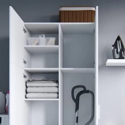 Armoire Multifonction Ingo Blanche 12 Armoire Multifonction Ingo Blanche -Mobilier Soldes 4514574a9a2940b9beaafc4735c971f7