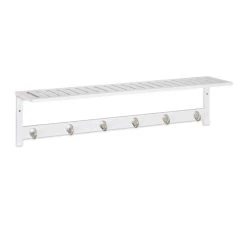 Garde Robe Mural Blanc Avec Supports -Mobilier Soldes 4875ee9a1e6b4299a44e93abc192a4df