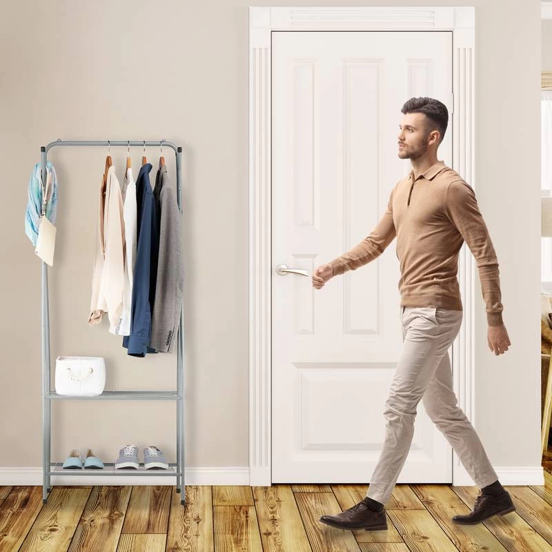 Portemanteau Avec 2 étagères 5 Portemanteau Avec 2 étagères – Image 3