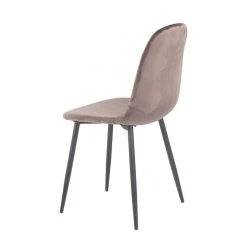 Lot De 4 Chaises En Velours - BIBA -Mobilier Soldes 4c1edbbe7ae84ffd8d67faf975ed2a86