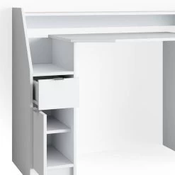 Bureau D'ordinateur Joel 123cm Noir -Mobilier Soldes 4f3a9c6a1b1a4f83ae3c0dba9a22c303