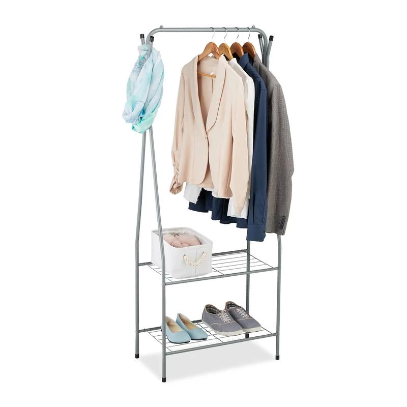 Portemanteau Avec 2 étagères 3 Portemanteau Avec 2 étagères