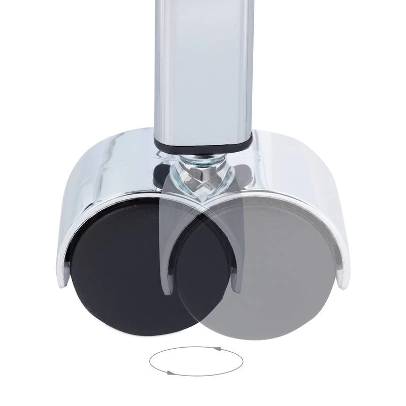 Chariot De Service Fer Chromé Et Verre 8 Chariot De Service Fer Chromé Et Verre – Image 6