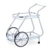 Chariot De Service Fer Chromé Et Verre -Mobilier Soldes 532613b444ca4145878038adbb6fec22