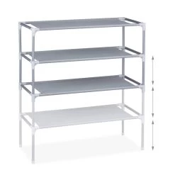 Étagère à Chaussures 4 Niveaux 22 Étagère à Chaussures 4 Niveaux -Mobilier Soldes 53522f43d0294eaba9cf241001141b0f