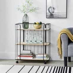 Chariot De Service Laer -Mobilier Soldes 542982679d654bd6a04ac52d07021fc9