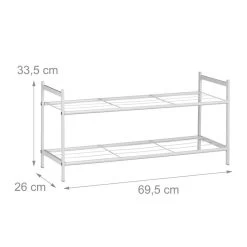 Meuble à Chaussures SANDRA 2 étages -Mobilier Soldes 5fab63ade55c4743a5a94f483d30d1d2