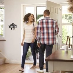 2x Porte-manteau Mural En Fonte Noir -Mobilier Soldes 602cfd62c0f14ddf85a0fc9382c62f8b