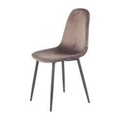 Lot De 4 Chaises En Velours - BIBA -Mobilier Soldes 60b1ead0d84949648c8ab4092da20d0e