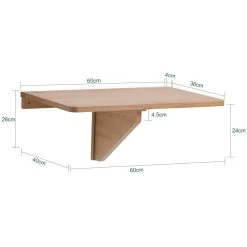 Table Murale Rabattable Écru FWT03-PF 28 Table Murale Rabattable Écru FWT03-PF -Mobilier Soldes 60ce9a666c444d879caa71c53c8e5de9