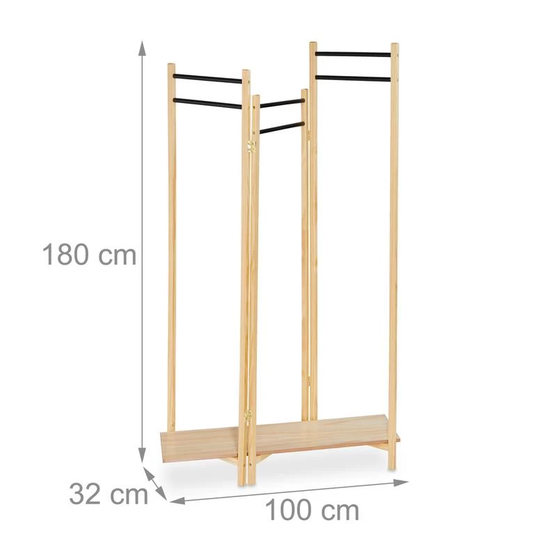 Portant à Vêtements Style Paravent 12 Portant à Vêtements Style Paravent – Image 10