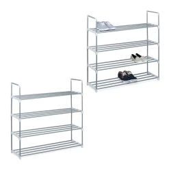 Meuble à Chaussures 4 étages En Lot De 2