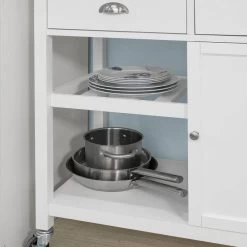 Desserte De Cuisine à Roulettes FKW62-WN 14 Desserte De Cuisine à Roulettes FKW62-WN -Mobilier Soldes 6418bc016d3d458e914223af5bd7f918