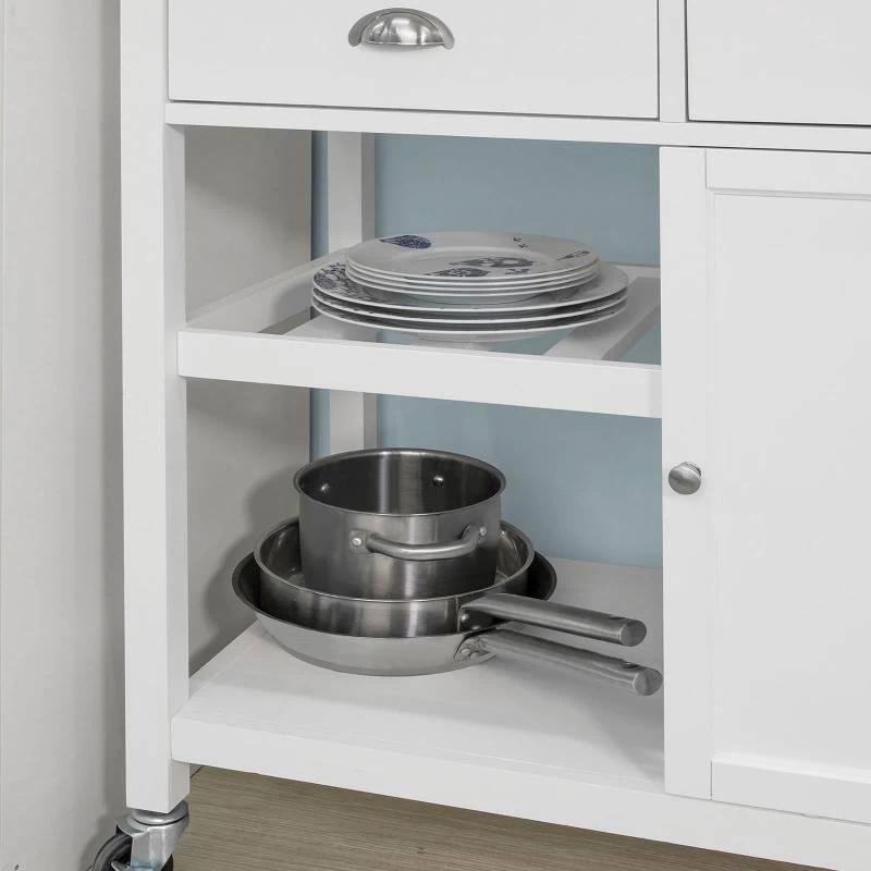 Desserte De Cuisine à Roulettes FKW62-WN 5 Desserte De Cuisine à Roulettes FKW62-WN – Image 3