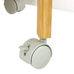 Portant à Roulettes Bambou -Mobilier Soldes 660c65505cb64e02b32b269082f250a9