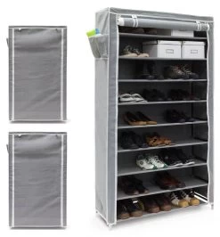 3x Meubles à Chaussures Anthracite