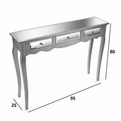 ROMA Console Argent 25 X 107 7 ROMA Console Argent 25 X 107 -Mobilier Soldes 6abfc0de66584b2395c797ae92252d0c