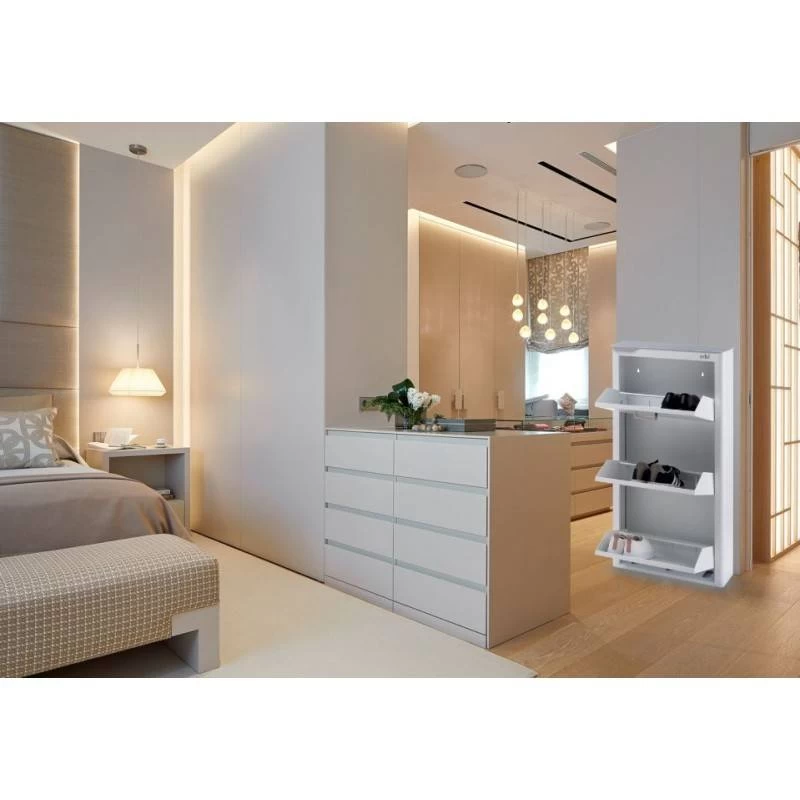 Meuble à Chaussures KIBO 3 Compartiments 5 Meuble à Chaussures KIBO 3 Compartiments – Image 3