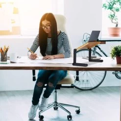 Support à Ordinateur Portable Bambou Alu -Mobilier Soldes 6fac77d5f691460fb4b7b2efc2501861