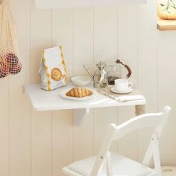 Table Murale Rabattable Écru FWT03-PF 30 Table Murale Rabattable Écru FWT03-PF -Mobilier Soldes 70552593b6e949fe9d2e9511ee510c4e