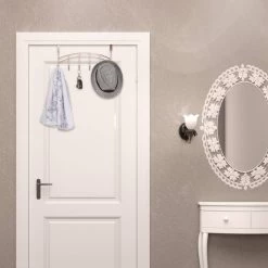 4x Patères De Porte Avec 6 Crochets -Mobilier Soldes 74c44e32d79d4b37b7546b23078be6fa