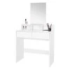 Coiffeuse + Miroir 80x40x140cm Blanc -Mobilier Soldes 76955c50d5d4456ab5bb85996e6b0bb5
