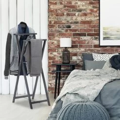 Valet De Chambre Blanc Pliable -Mobilier Soldes 779c98f57df34e818a0116dcba2496e5