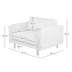 Fauteuil XL FORT DODGE -Mobilier Soldes 8000001002 230328 500 SKETCH DETAILS P000000008000001002 sketch