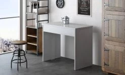 Console Extensible Jusqu'à 300cm Blanc -Mobilier Soldes 84449bab63f74951b4bee21d5ccb91f8