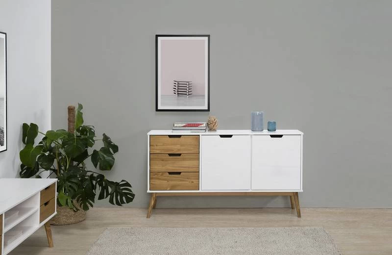 Buffet Java 3 Tiroir 2 Porte Anthracite 9 Buffet Java 3 Tiroir 2 Porte Anthracite – Image 7