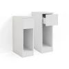 Table De Nuit Enton Blanc Lot De 2 -Mobilier Soldes 8934ecc786c44fe4856ea0c42a38fbef