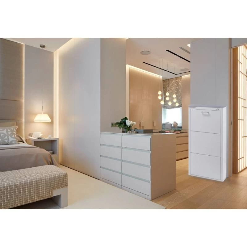 Meuble à Chaussures KIBO 3 Compartiments 4 Meuble à Chaussures KIBO 3 Compartiments – Image 2