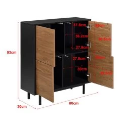 Commode Gnosjö à 4 Portes -Mobilier Soldes 94c2ebf2495f49a6bb8b2ee47745cd6c