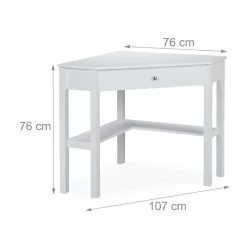 Bureau D'angle Blanc -Mobilier Soldes 95d92f646333456ea66b9beafd4972d3
