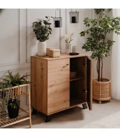 Petit Buffet 2 Portes - L80 Cm -Mobilier Soldes 9a8d01e3d4fb45169f2762ce7792c7db