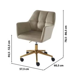 Fauteuil De Bureau MONACO -Mobilier Soldes 9ab3a56a8d224ba88a9546a0ca3642b3