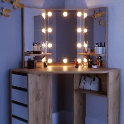 Coiffeuse Arielle Blanc/sonoma & LED 29 Coiffeuse Arielle Blanc/sonoma & LED -Mobilier Soldes 9e59b85f66ae437daeb4bb2ef3fbdeff