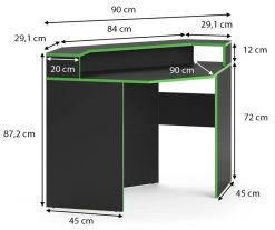 Bureau Ordinateur Kron 90cm Noir/vert 15 Bureau Ordinateur Kron 90cm Noir/vert -Mobilier Soldes a014208040a148ec9fecebc76d2a523e.cropped 0 97 995 835.processed