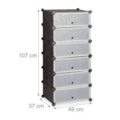 Meubles à Chaussures 6 Casiers -Mobilier Soldes a09af2955455411f8fd60abcd9b94d3d