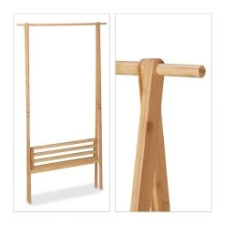 Portant En Bambou Pliable Avec étagère -Mobilier Soldes a0d1369a7c9a459ca0359120ea1f6f94