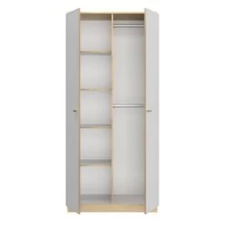 Armoire 2 Portes H200cm Tulle -Mobilier Soldes a246d4b59e794a858ef531a315278462