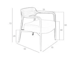 Fauteuil En Simili Cuir De Vison -Mobilier Soldes a8d280b4506349e6b0b772f09a0ef4bd