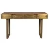 Console 2 Tiroirs En Bois Or -Mobilier Soldes af9d1b38d02c4d1fab8e4d71253f42d3