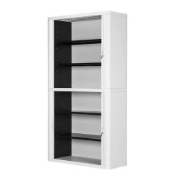 Armoire à Dossiers EasyOffice 32 Armoire à Dossiers EasyOffice -Mobilier Soldes aktenschrank easyoffice ii weiss schwarz 204 cm 2865498