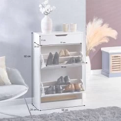 Meuble à Chaussures BASIL -Mobilier Soldes b11ba44817984ddb8824d2a49e1313ab