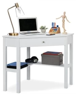 Bureau D'angle Blanc