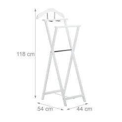 Valet De Chambre Blanc Pliable -Mobilier Soldes ba0f966e35d64abaa31b79719b307731