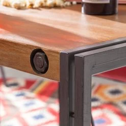 Table Haute MANCHESTER -Mobilier Soldes bartisch manchester akazie massiv aluminium akazie anthrazit 4873772