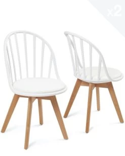 Chaise Bistrot Pied Bois BOLD (lot De 2)